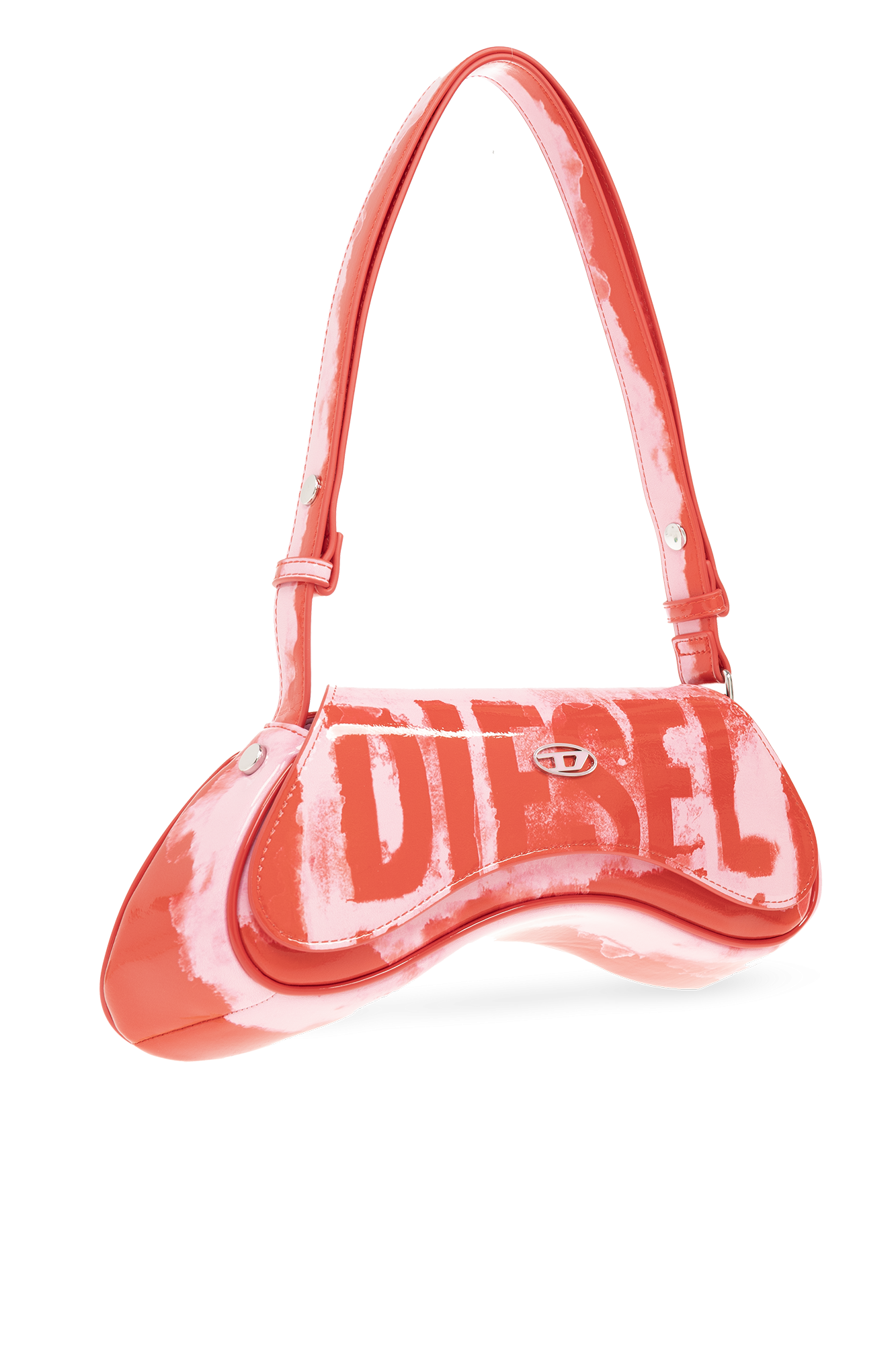 Red 'PLAY' shoulder bag Diesel - SchaferandweinerShops TW